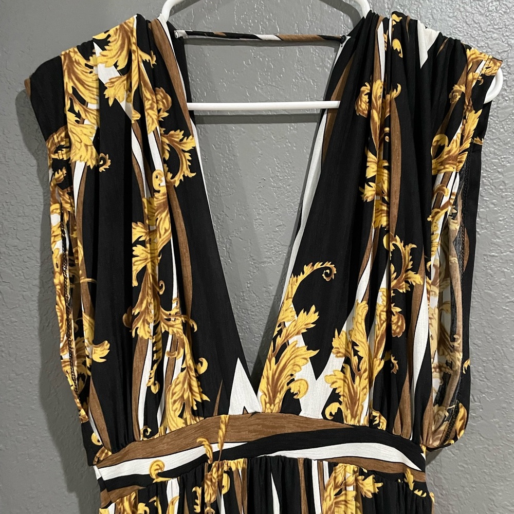 Multi color stretchy jump suit